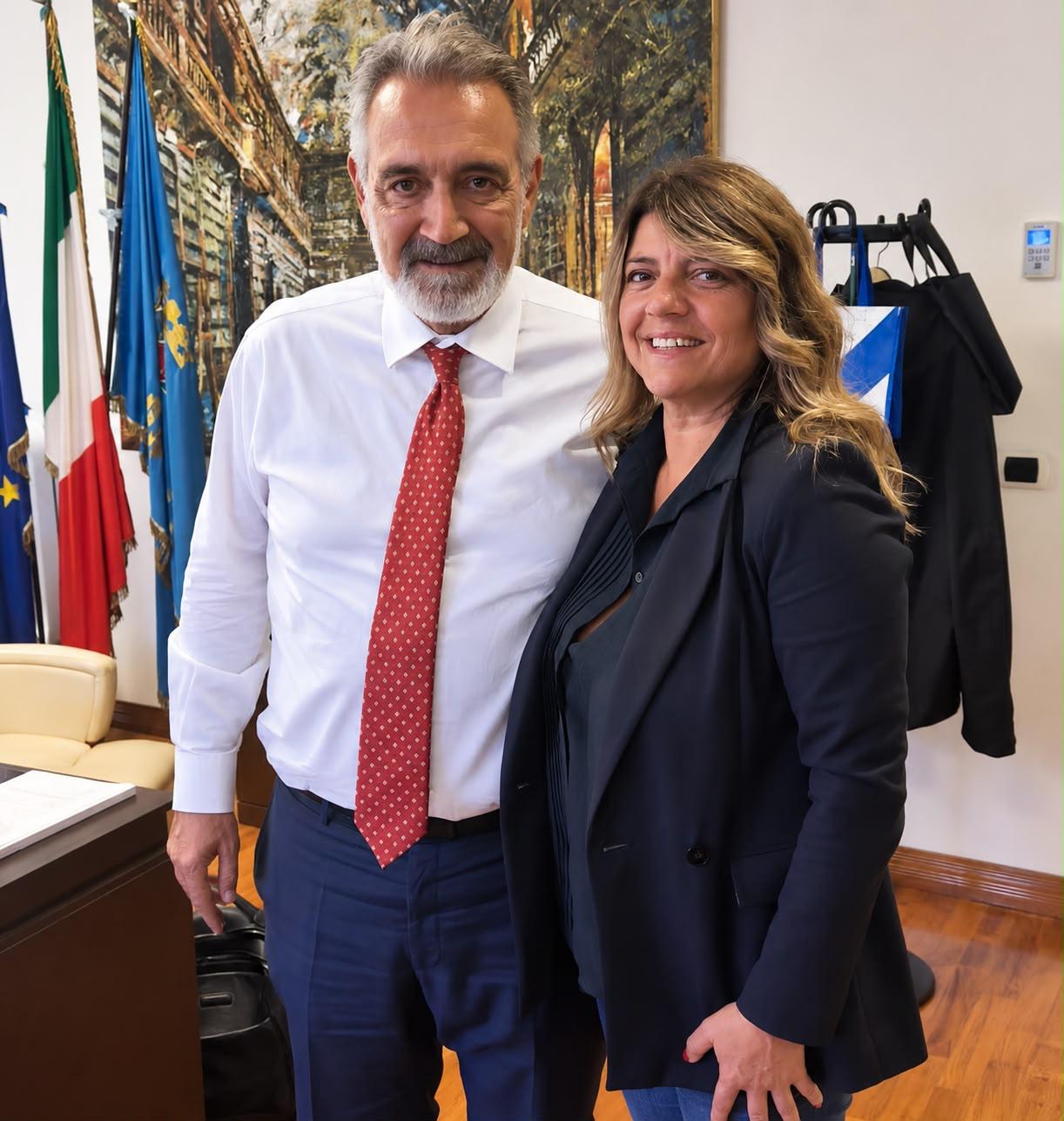 REGIONE LAZIO, LUISA PIACENTINI (CAL LAZIO) INCONTRA IL PRESIDENTE ROCCA: AL CENTRO IL NUOVO CORSO DEL CAL E LA VOCE DELLE AUTONOMIE LOCALI