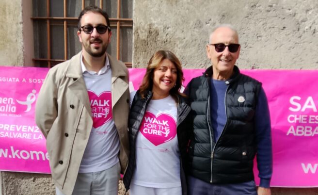 OTTOBRE ROSA, IL CAL LAZIO ALLE WALK FOR THE CURE DI AGOSTA E MANDELA