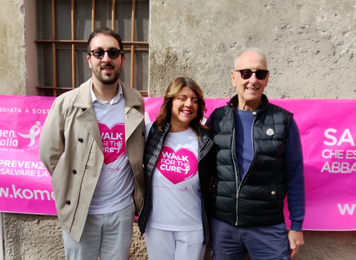 OTTOBRE ROSA, IL CAL LAZIO ALLE WALK FOR THE CURE DI AGOSTA E MANDELA